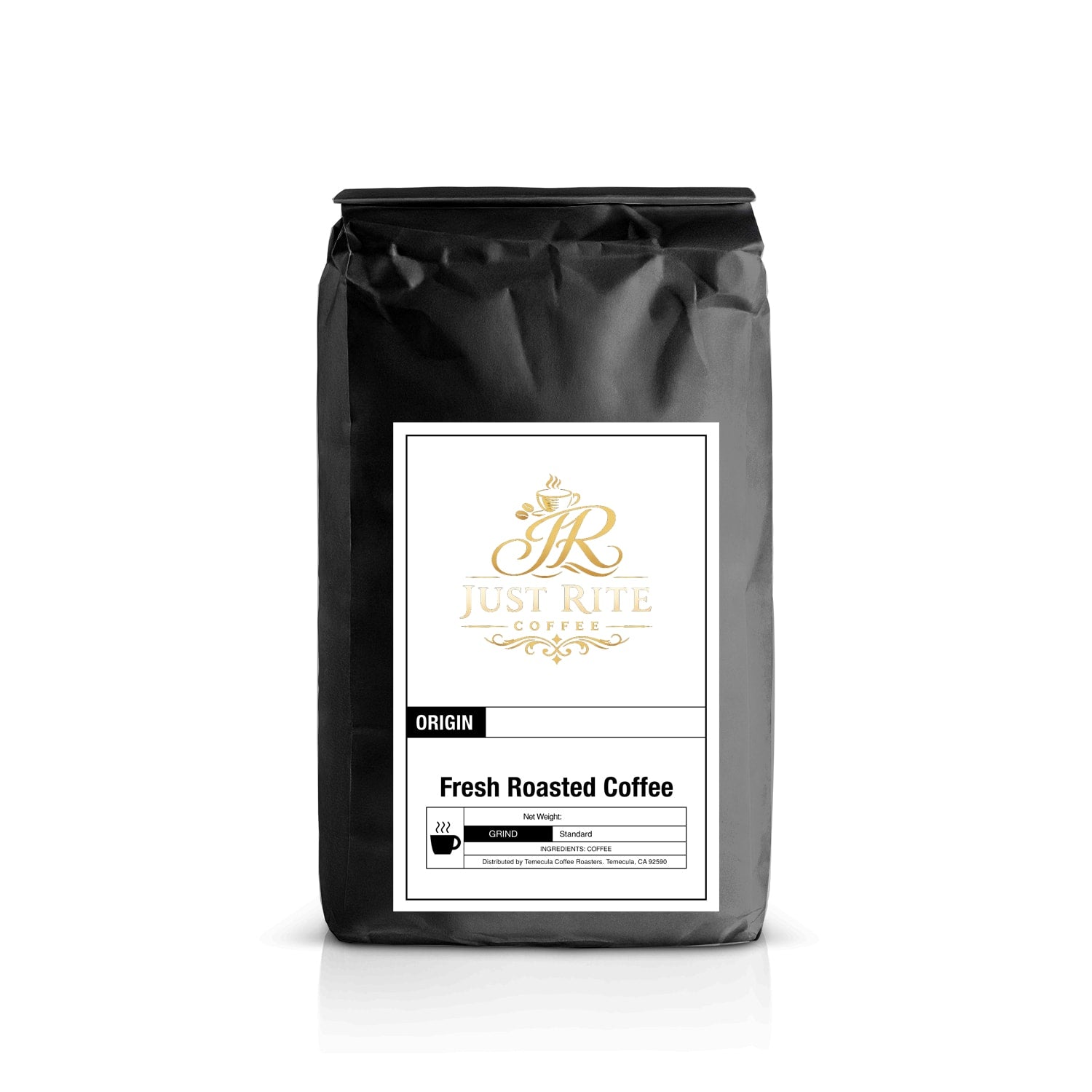 Just Rite Coffee 6 Bean Blend - Premium Dark Roast Coffee Blend from 6 Origins